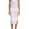 Sequin Zigzag Sweater Dress