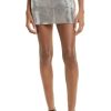 Riley Metallic Chain Mail Miniskirt